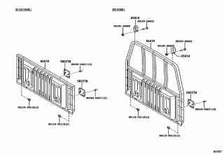 REAR BODY GUARD FRAME & TAIL GATE 1